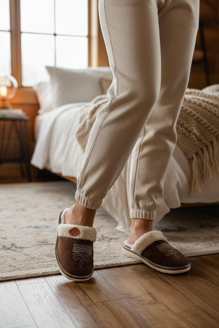 Denim Slippers