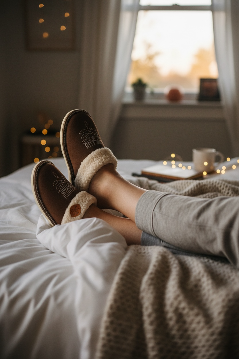 Denim Slippers