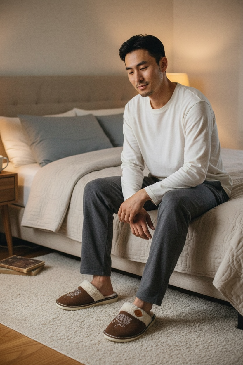 Denim Slippers